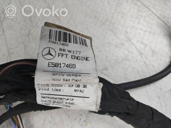 Mercedes-Benz CLA C118 X118 Cablaggio per l’installazione del motore E5817469