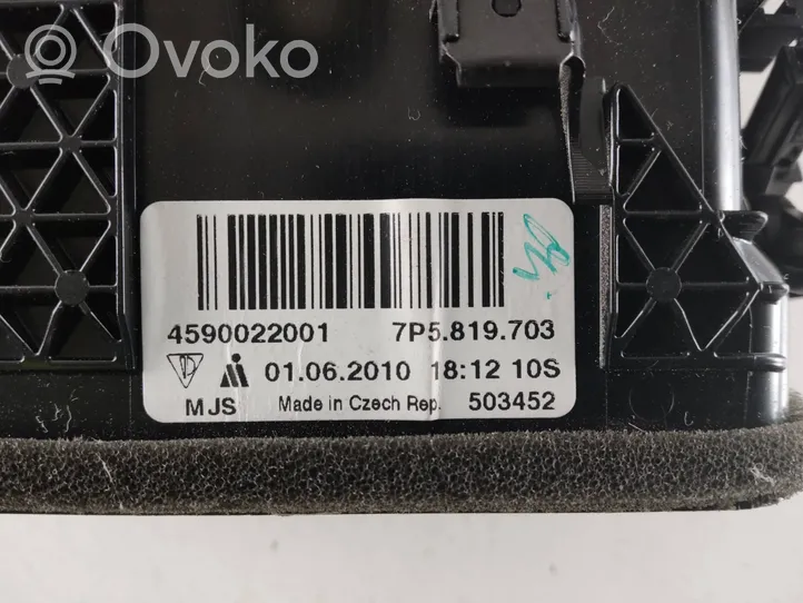 Porsche Cayenne (92A) Copertura griglia di ventilazione laterale cruscotto 7P5819703