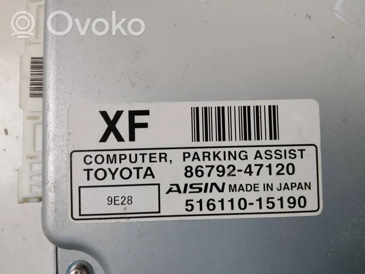 Toyota Prius (XW30) Pysäköintitutkan (PCD) ohjainlaite/moduuli 8679247120