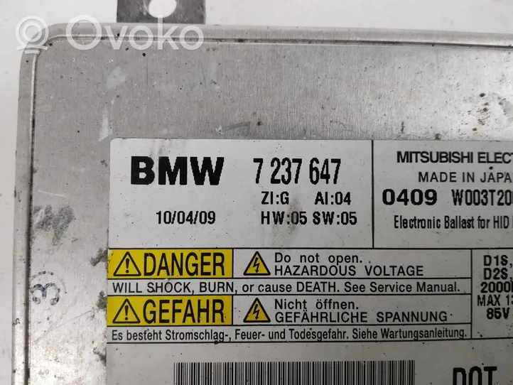 BMW 3 E90 E91 Modulo di zavorra faro Xenon 7237647