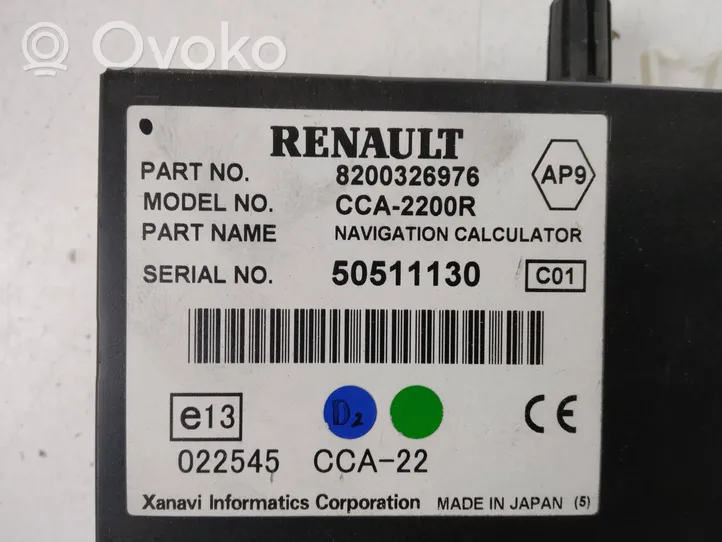 Renault Laguna II Unità di navigazione lettore CD/DVD 8200326976