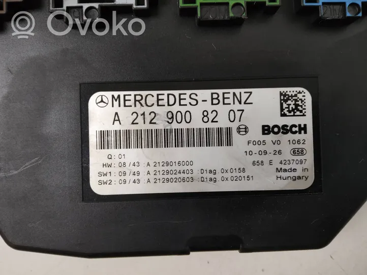 Mercedes-Benz C W204 Module de fusibles A2129008207