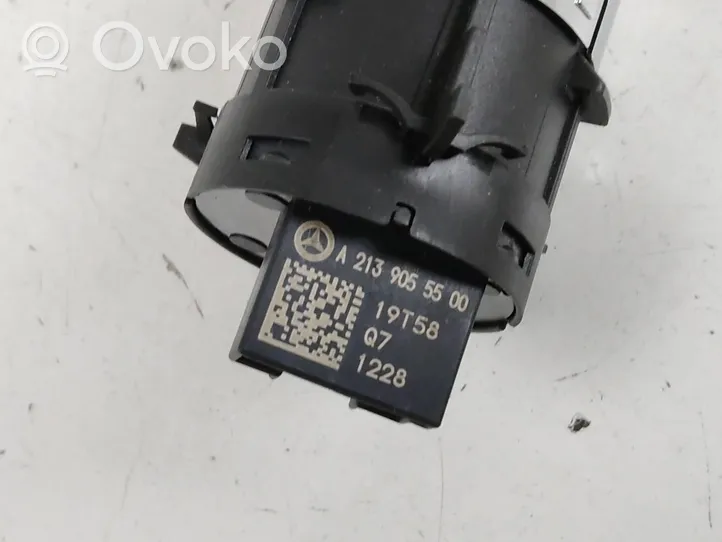 Mercedes-Benz E W213 Moottorin start-stop-painike/kytkin A2139055500