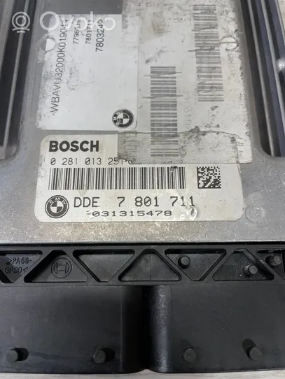 BMW 3 E90 E91 Calculateur moteur ECU 7801711