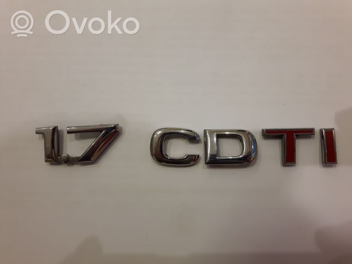 Opel Astra G Emblemat / Znaczek tylny / Litery modelu 