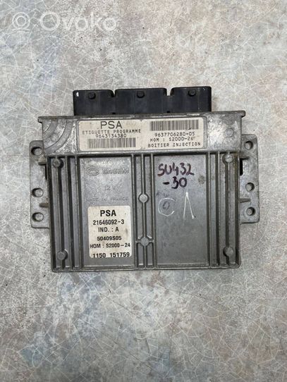 Citroen Berlingo Sterownik / Moduł ECU 9637706280