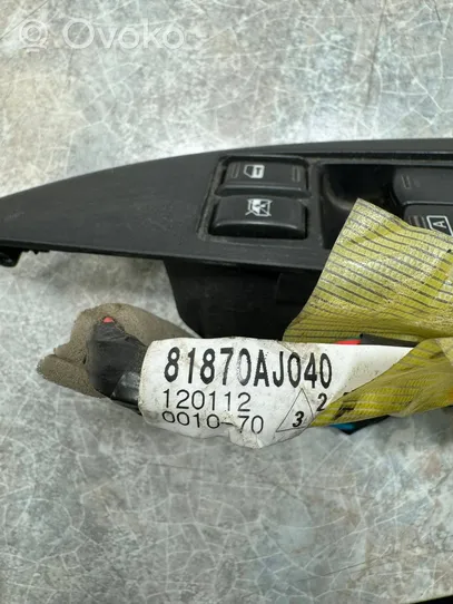 Subaru Outback Interrupteur commade lève-vitre 81870AJ040