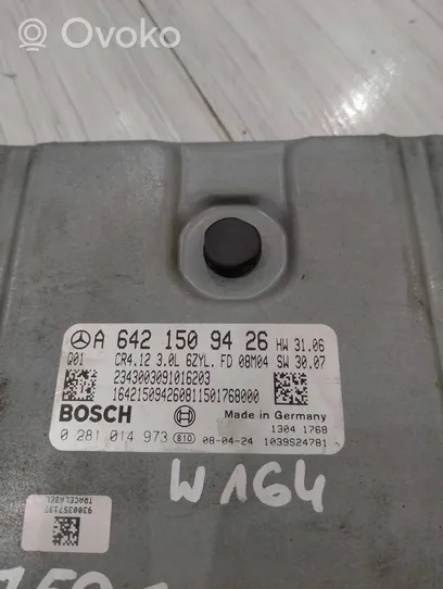 Mercedes-Benz GL X164 Motora vadības bloka ECU 0281014973