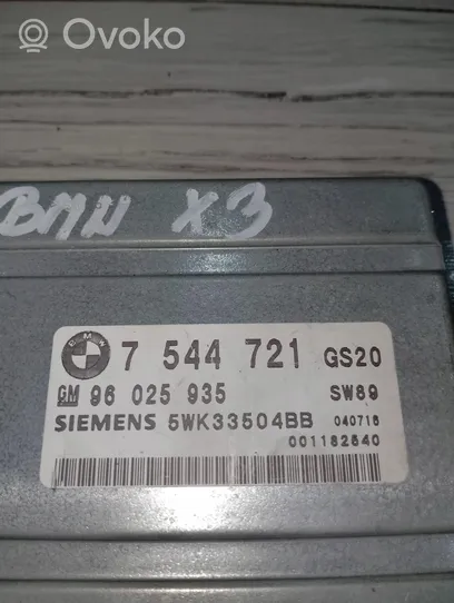 BMW 3 E46 Centralina/modulo scatola del cambio 7544721