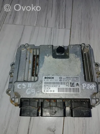 Citroen C3 Komputer / Sterownik ECU silnika 9664843480