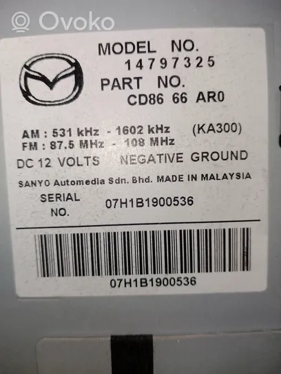 Mazda 5 Controllo multimediale autoradio 07H1B1900536