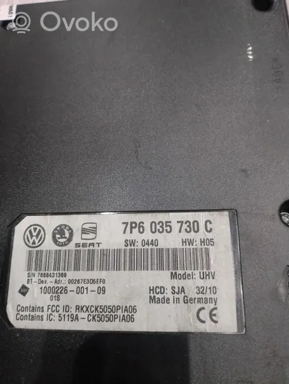 Volkswagen Touareg II Module unité de contrôle Bluetooth 7P6035730C