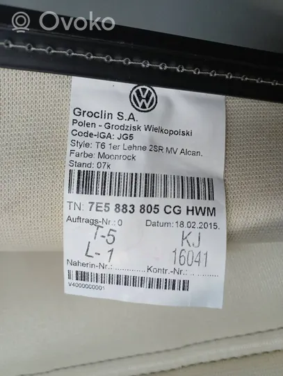 Volkswagen Multivan T6 Istuimen verhoilu 7E5883805CG