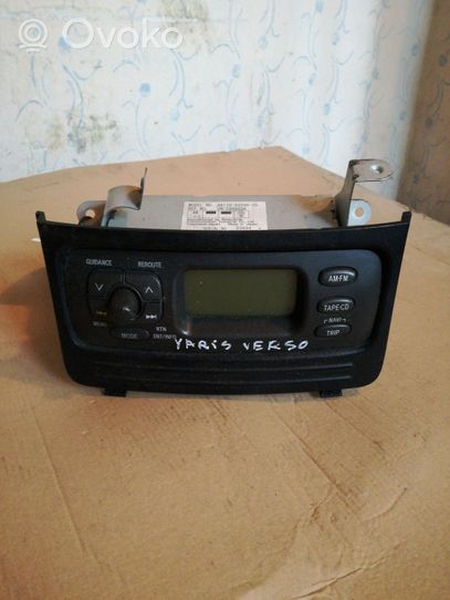 Toyota Yaris Verso Radio/CD/DVD/GPS-pääyksikkö 8611052030C0