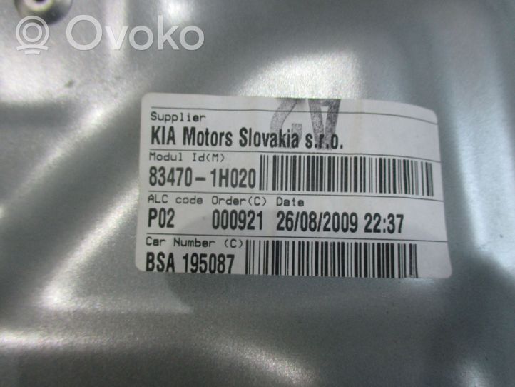 KIA Ceed Motorino scorrimento portellone 834701H020