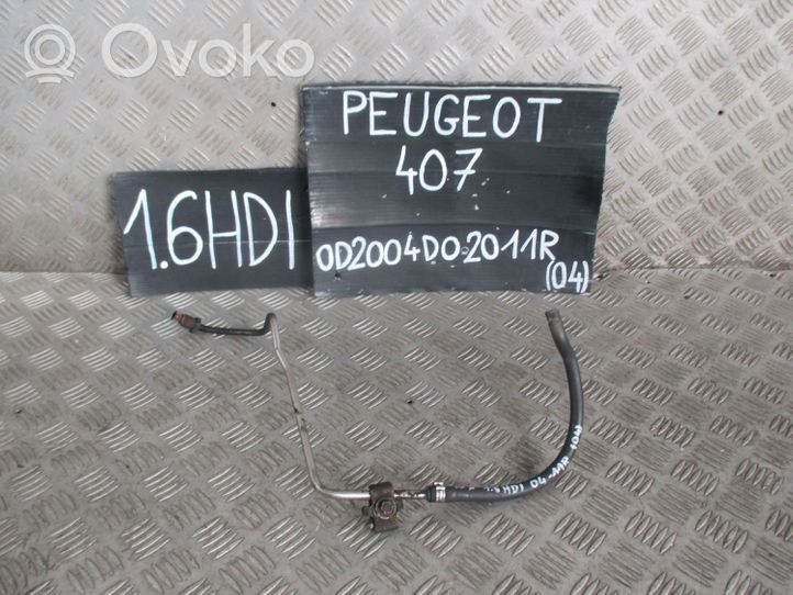 Peugeot 407 Przewód / Wąż podciśnienia 