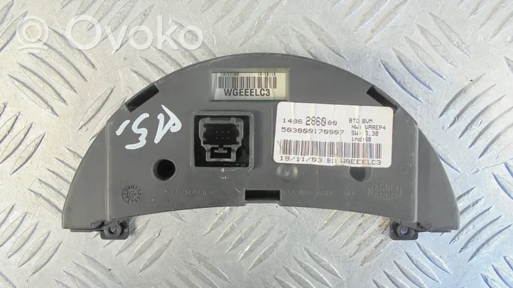 Peugeot 807 Tachimetro (quadro strumenti) 1496286080