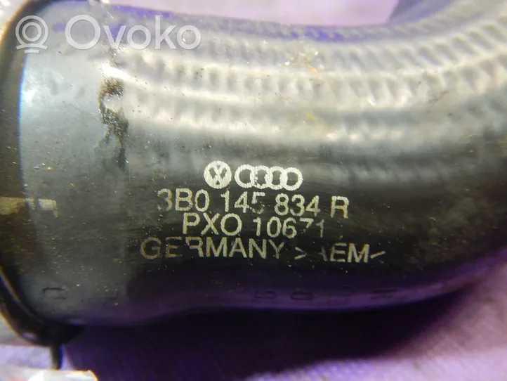 Volkswagen PASSAT B5.5 Tube d'admission de tuyau de refroidisseur intermédiaire 3b0145834R