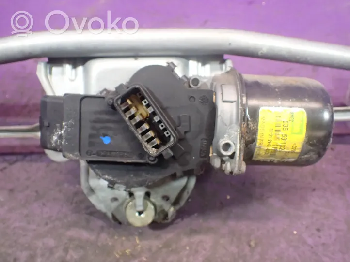 Renault Kangoo I Tringlerie et moteur d'essuie-glace avant 53563102