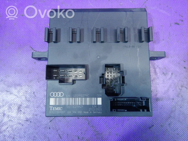 Audi A8 S8 D3 4E Module de contrôle carrosserie centrale 4E0910279C