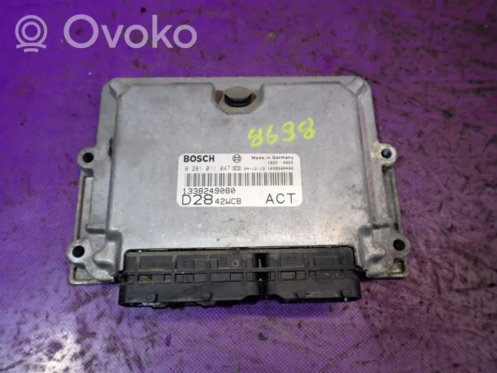 Fiat Ducato Unité de commande, module ECU de moteur 1338249080