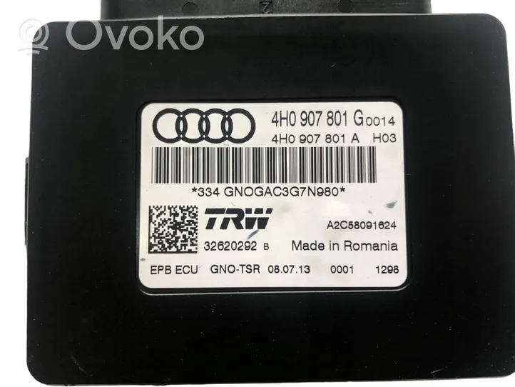 Audi A8 S8 D4 4H Modulo di controllo del freno a mano 4H0907801G