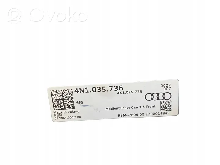 Audi A6 S6 C8 4K Tunel środkowy 4N1035736