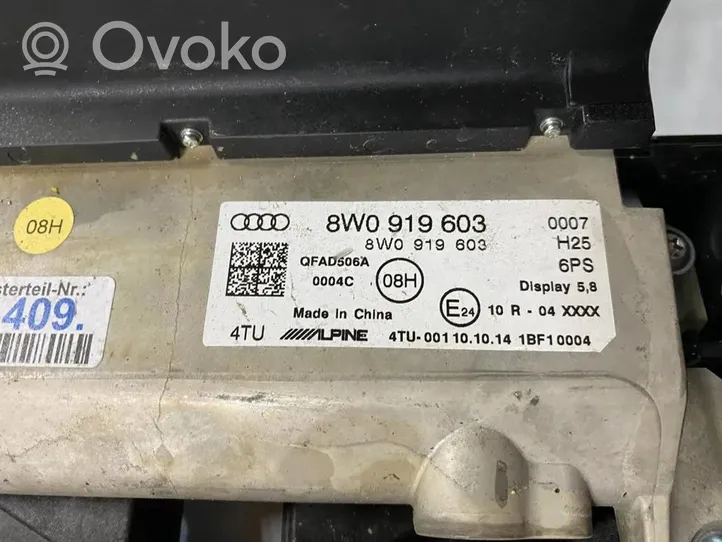 Audi A4 S4 B9 8W Monitori/näyttö/pieni näyttö 8W0919603