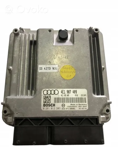 Audi A8 S8 D5 Centralina/modulo motore ECU 4E1907409