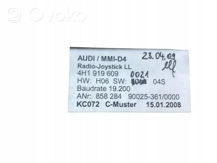 Audi A8 S8 D4 4H Interruttore/pulsante di controllo multifunzione 4H1919609