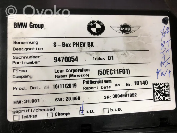 BMW 5 G30 G31 Akumuliatoriaus valdymo blokas 9470054