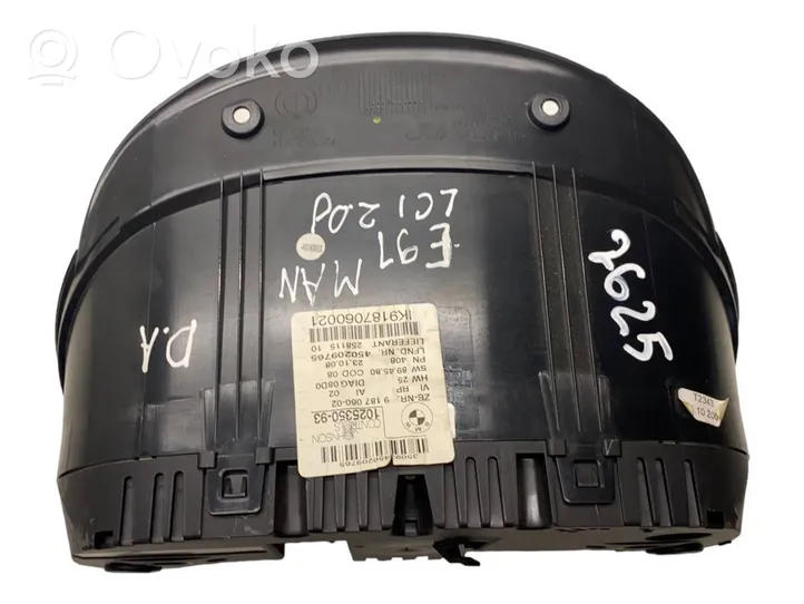 BMW 3 E90 E91 Speedometer (instrument cluster) 9187060