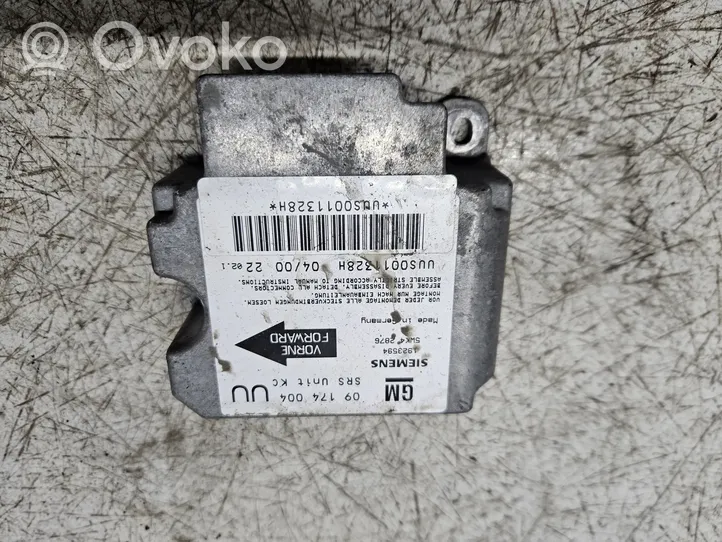 Opel Astra G Centralina/modulo airbag 09174004