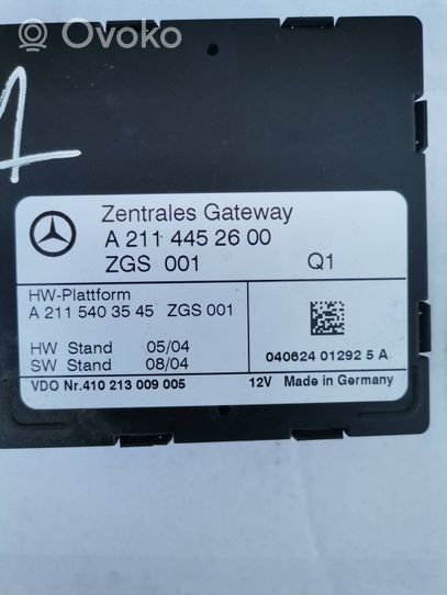 Mercedes-Benz E W211 Oven ohjainlaite/moduuli A2115403545