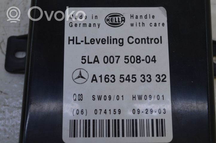 Mercedes-Benz ML W163 Sterownik / Moduł świateł LCM A1635453332