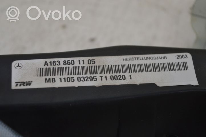 Mercedes-Benz ML W163 Airbag de toit A1638601105