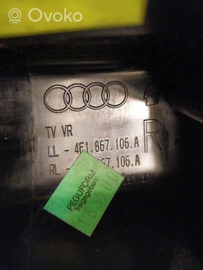 Audi A8 S8 D3 4E Enjoliveurs poignée intérieure de porte avant 4F1867106