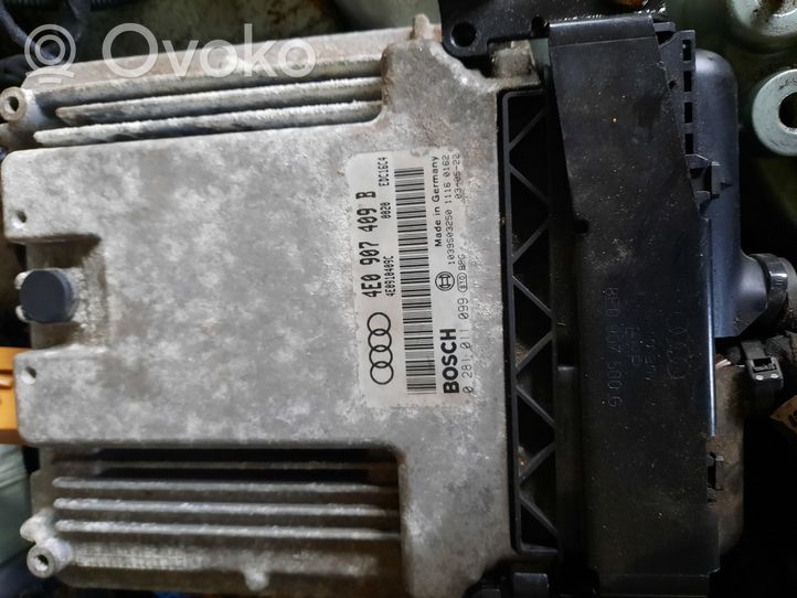 Audi A8 S8 D3 4E Komputer / Sterownik ECU silnika 