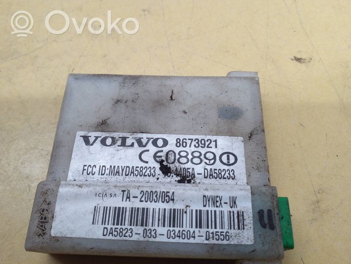 Volvo S60 Unidad de control/módulo de alarma 8673921