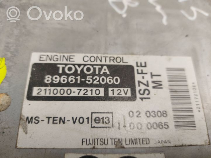 Toyota Yaris Variklio valdymo blokas 8966152060