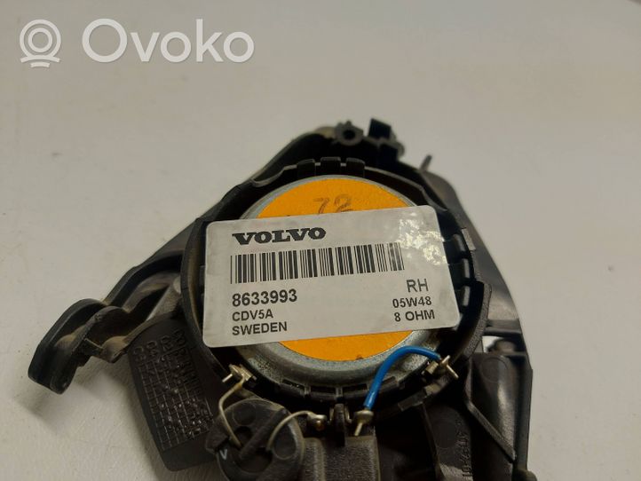 Volvo V70 Głośnik wysokotonowy drzwi tylnych 8633993