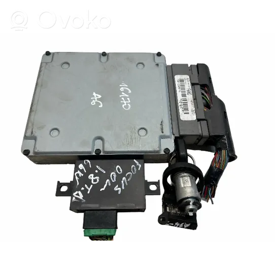 Ford Focus Komputer / Sterownik ECU i komplet kluczy YS4F12A650PA