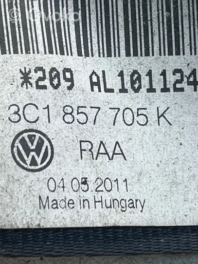 Volkswagen PASSAT CC Front seatbelt 3C1857705K