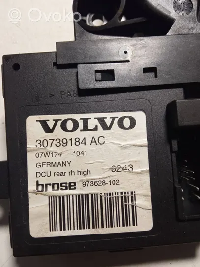 Volvo V50 Elektryczny podnośnik szyby drzwi tylnych 30739184AC