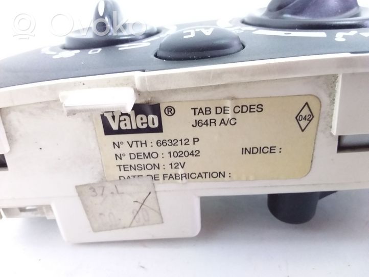 Renault Scenic RX Climate control unit 663212