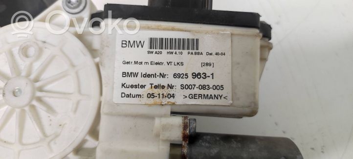 BMW X3 E83 Передний комплект электрического механизма для подъема окна 69259631