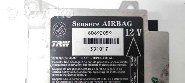 Alfa Romeo 159 Module de contrôle airbag 60692059