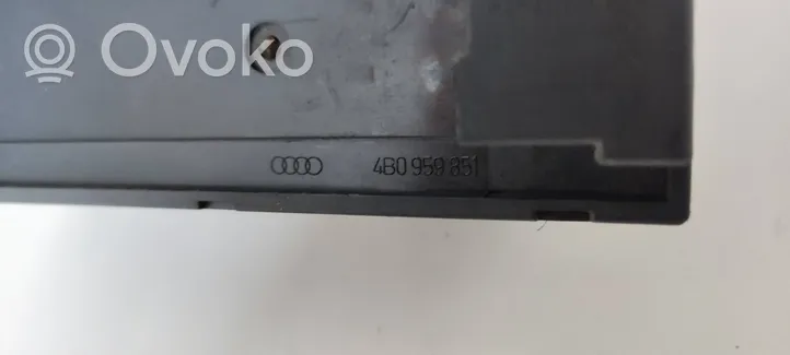 Audi A3 S3 8L Interruttore di controllo dell’alzacristalli elettrico 4B0959851