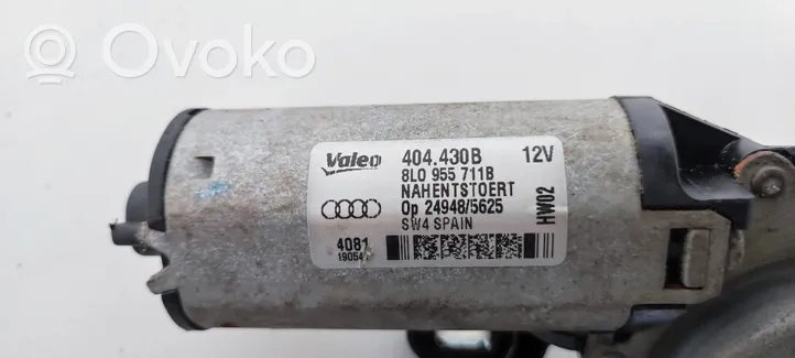 Audi A3 S3 8L Moteur d'essuie-glace arrière 8L0955711B