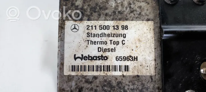 Mercedes-Benz E W211 Webasto-lisäesilämmitin 2115001398